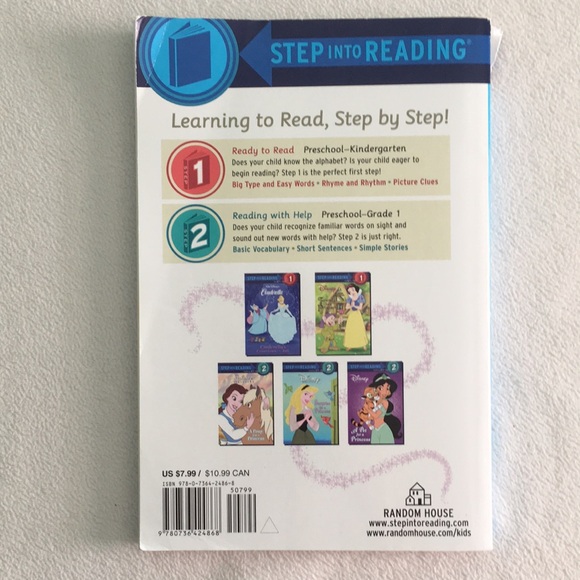 👑 Disney “Princess Story Collection,” Early Reader Book by Step Into Reading 👑 - Picture 2 of 16